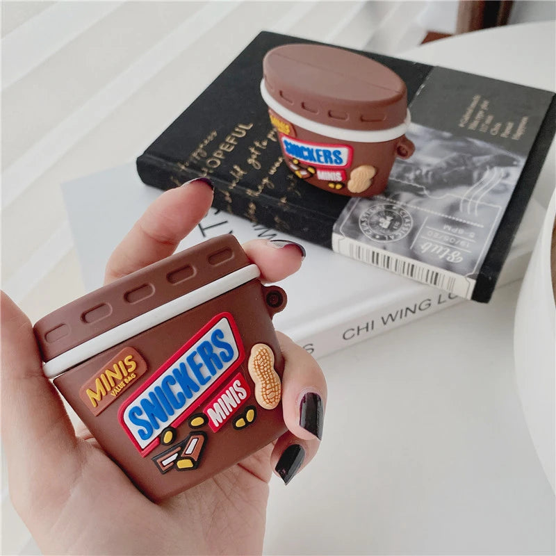 Snickers Minis Peanut Premium AirPods Case Shock Proof Cover
