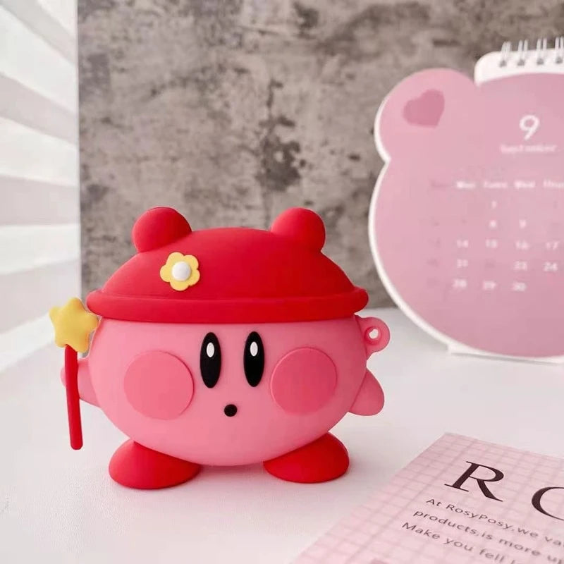 Kirby 'Hat and Wand' AirPods Case Shock Proof Cover