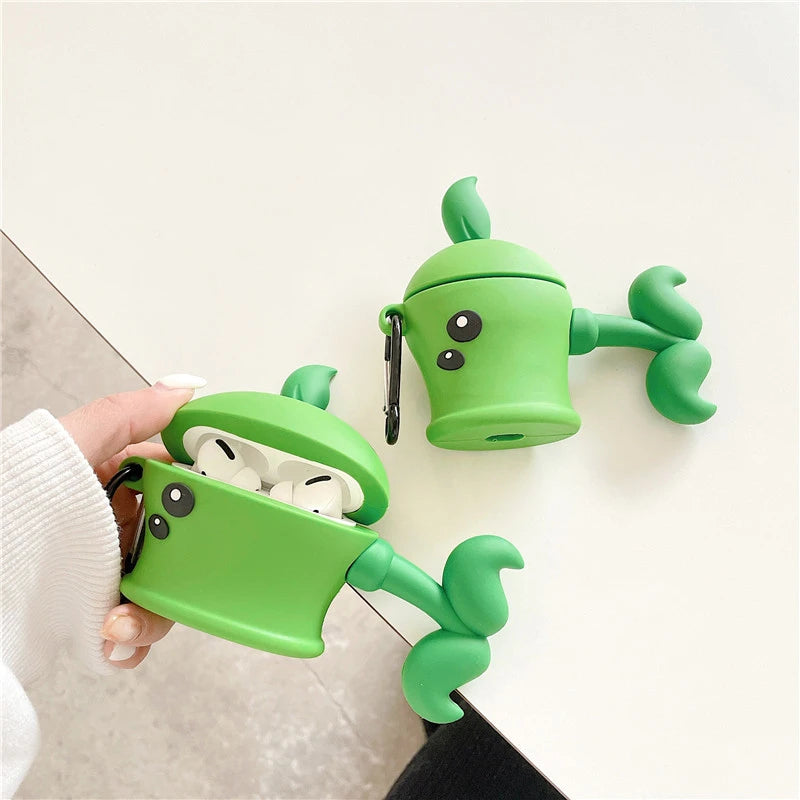 Cute Cartoon Pea Case Premium AirPods Pro Case Shock Proof Cover