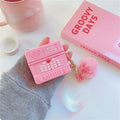 Cute Pink Retro Mobile Phone Premium AirPods Pro Case Shock Proof Cover