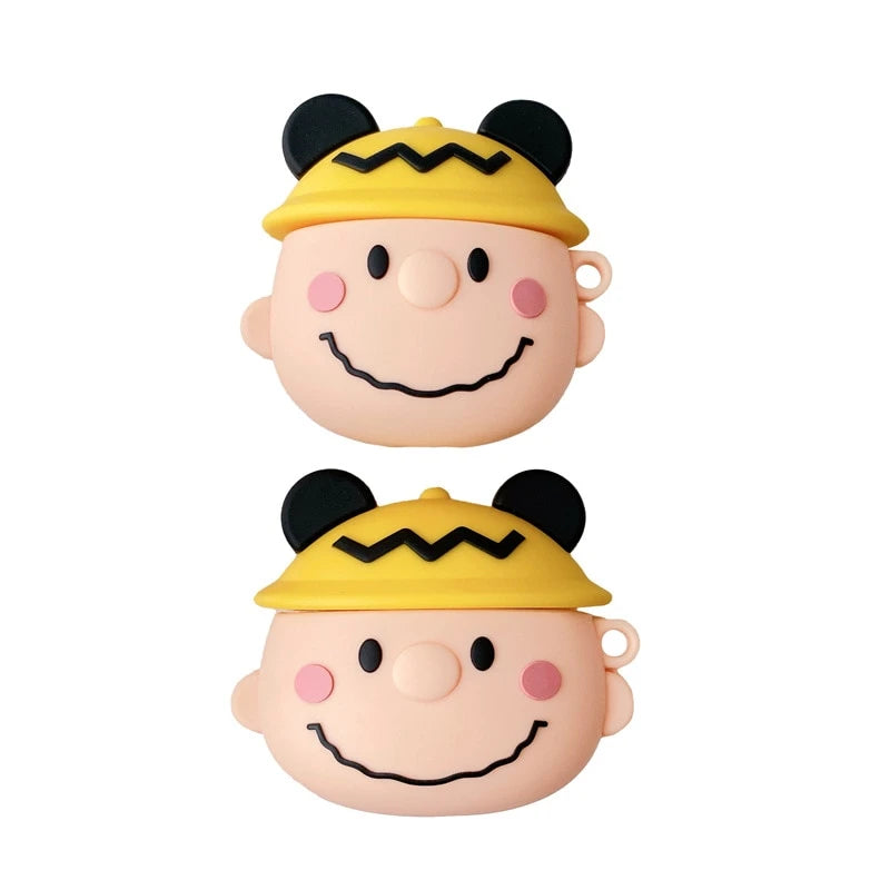 Charlie Brown in a Mouse Hat Premium AirPods Pro Case Shock Proof Cover