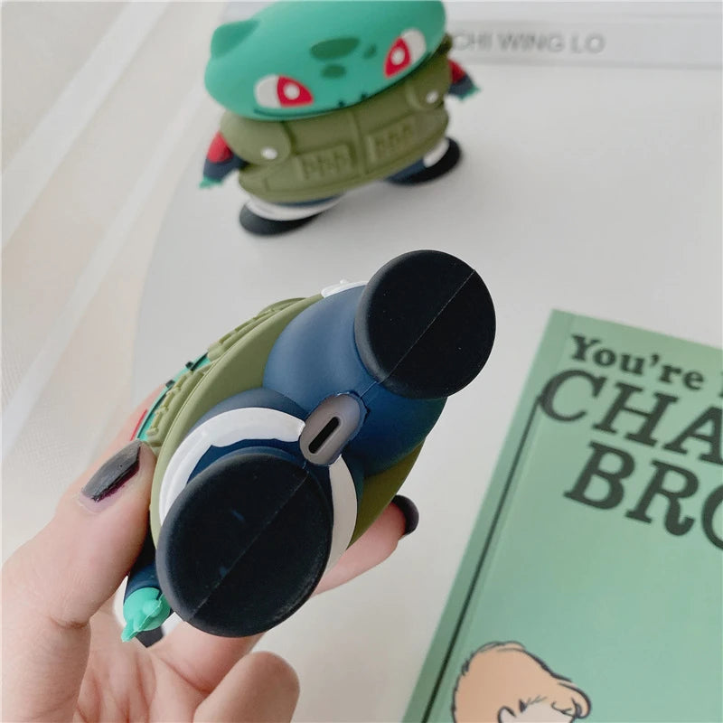 Pokemon x Naruto 'Squirtle | Kakashi' Premium AirPods Pro Case Shock Proof Cover