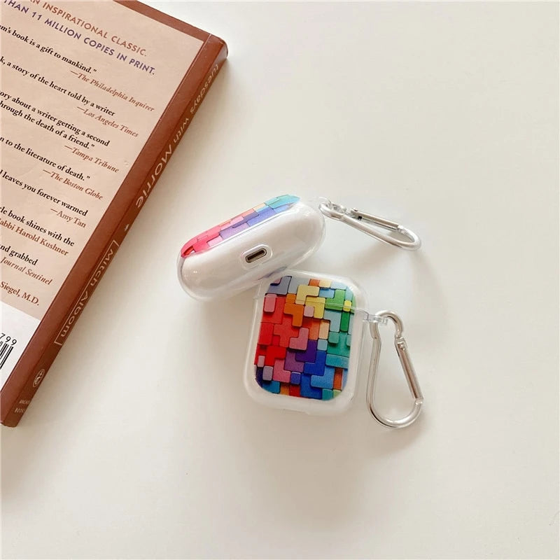 Building Block Puzzle AirPods Case Shock Proof Cover