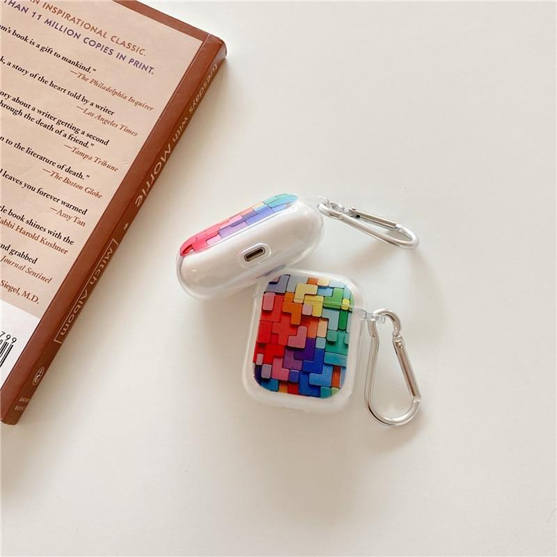 Building Block Puzzle AirPods Pro Case Shock Proof Cover