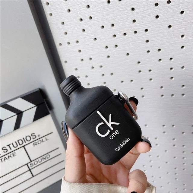 Perfume Bottle 'ONE' Premium AirPods Case Shock Proof Cover