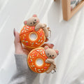 Cute Donut Bear Premium AirPods Case Shock Proof Cover