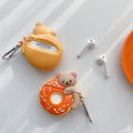 Cute Donut Bear Premium AirPods Case Shock Proof Cover