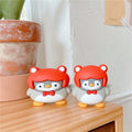 Cute Penguin in Fox Hat Premium AirPods Pro Case Shock Proof Cover