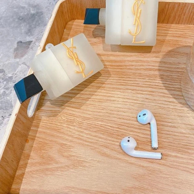 Luxury Perfume Bottle 'Y|S|L' Premium AirPods Case Shock Proof Cover