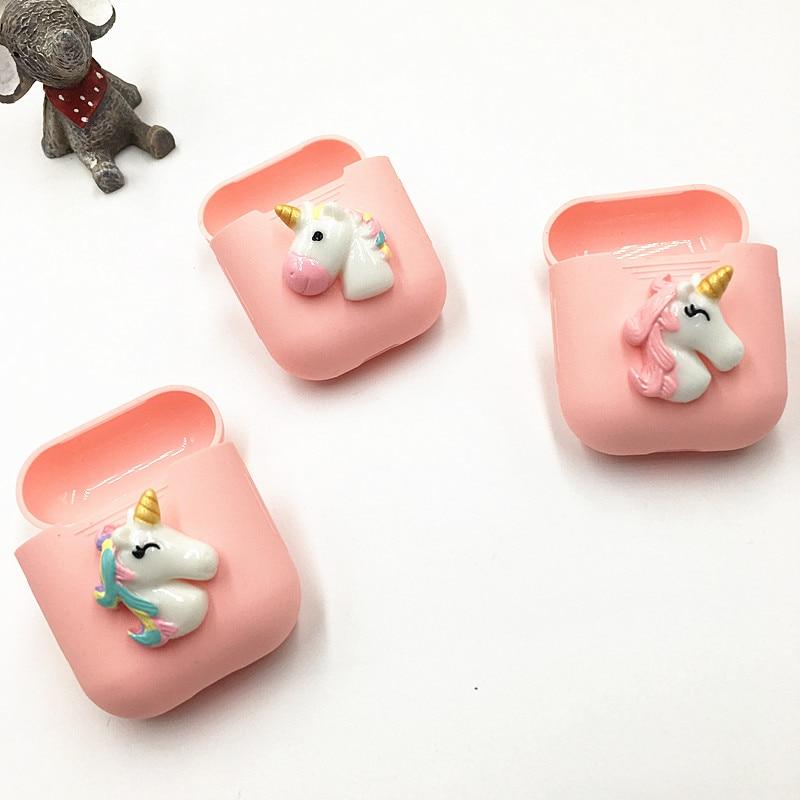 Pink Unicorn AirPods Case Shock Proof Cover