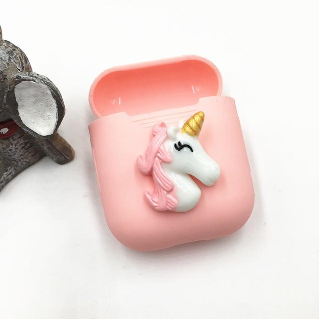 Pink Unicorn AirPods Case Shock Proof Cover