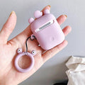 Purple Little Monster AirPods Case Shock Proof Cover