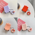 Purple Square Luggage AirPods Case Shock Proof Cover