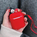 Red Baby Minnie AirPods Case Shock Proof Cover