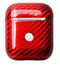 Red Carbon Fiber Premium AirPods Case Shock Proof Cover