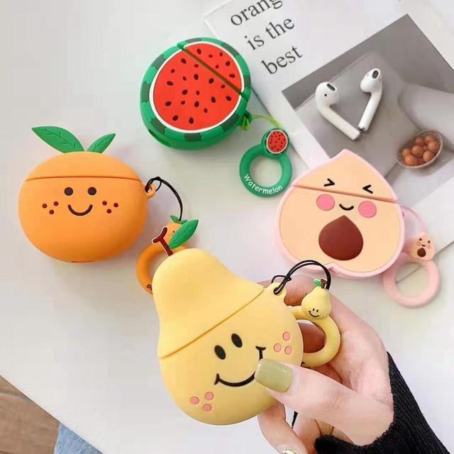 Round Watermelon Premium AirPods Case Shock Proof Cover