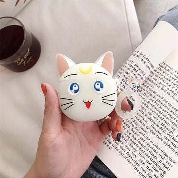 Sailor Moon 'Artemis' Premium AirPods Case Shock Proof Cover