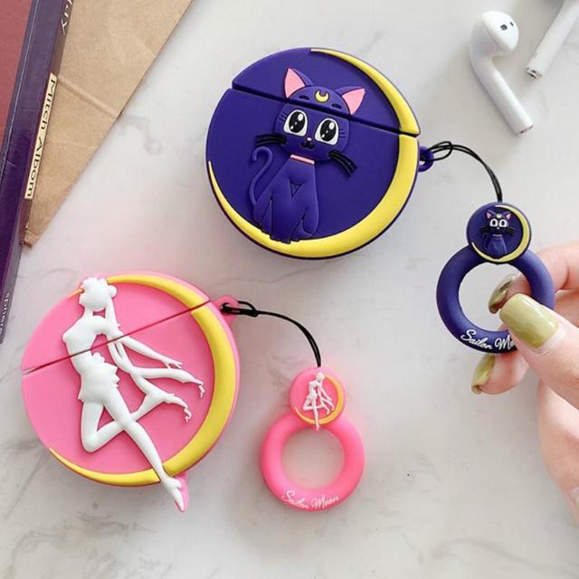 Sailor Moon 'Luna Eclipse' Premium AirPods Case Shock Proof Cover