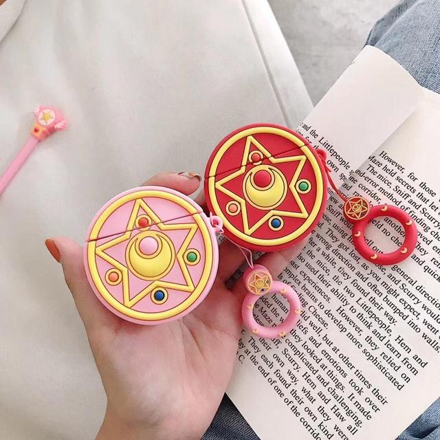 Sailor Moon Red Crystal Star Premium AirPods Case Shock Proof Cover