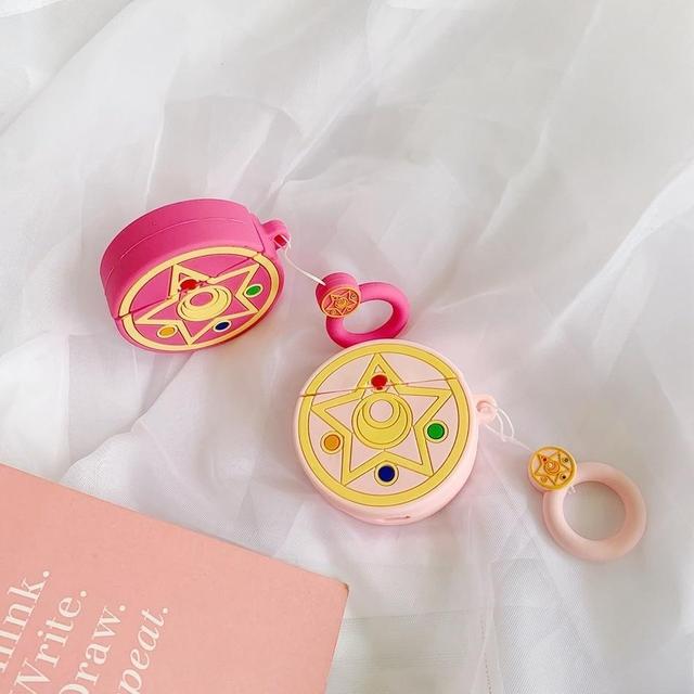 Sailor Moon Rose Crystal Star Premium AirPods Case Shock Proof Cover