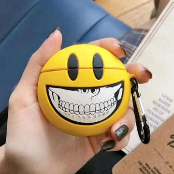 Smile Emoji Skull Premium AirPods Case Shock Proof Cover