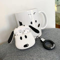 Snoopy Face Premium AirPods Case Shock Proof Cover