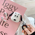 Snoopy Face Premium AirPods Case Shock Proof Cover