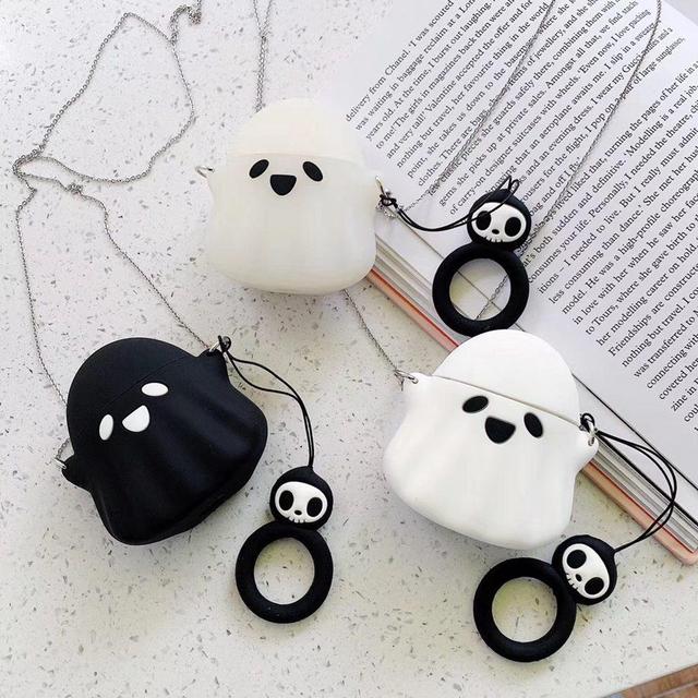 Spooky Ghost 'Clear' Premium AirPods Case Shock Proof Cover