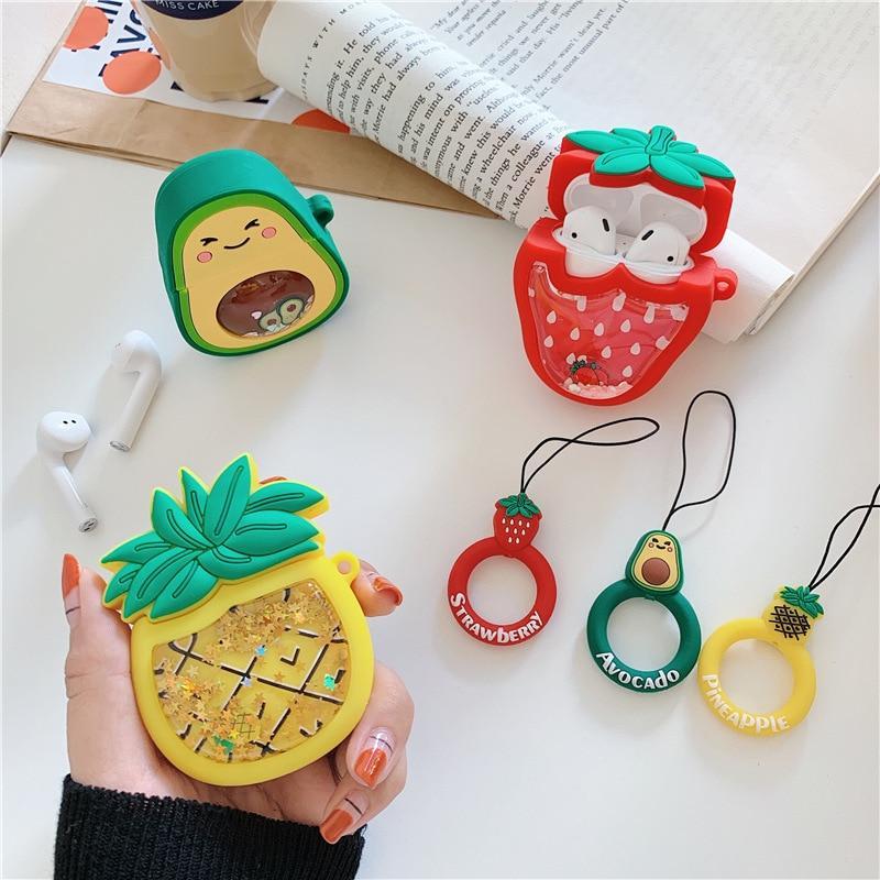 Pineapple 'Snow Globe Belly' Premium AirPods Case Shock Proof Cover