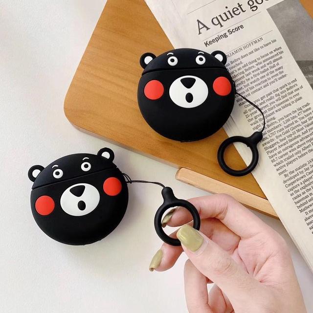 Surprised Black Bear Premium AirPods Case Shock Proof Cover