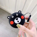 Surprised Black Bear Premium AirPods Case Shock Proof Cover