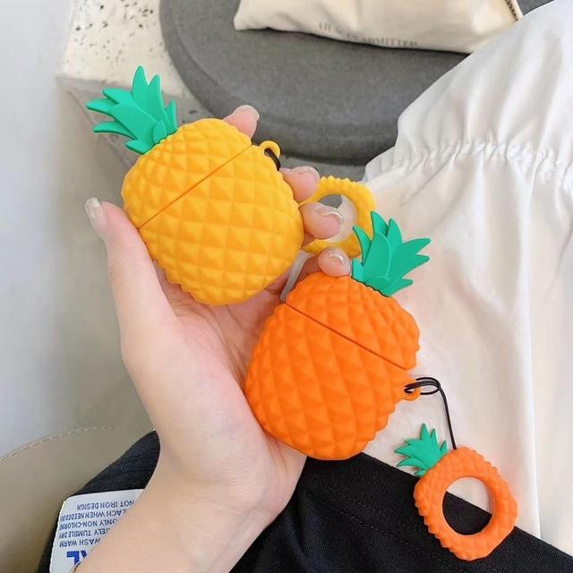 Tangerine Pineapple Premium AirPods Case Shock Proof Cover