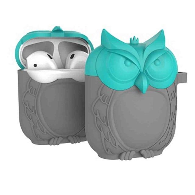 Teal and Grey AirPods Case Shock Proof Cover