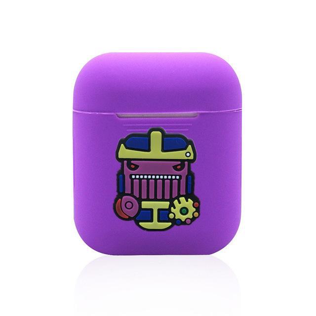 Thanos Action Purple AirPods Case Shock Proof Cover