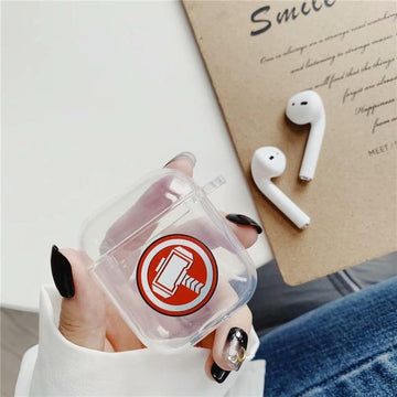 Thor Clear Acrylic AirPods Case Shock Proof Cover