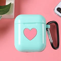 Tiffany Blue Heart AirPods Case Shock Proof Cover