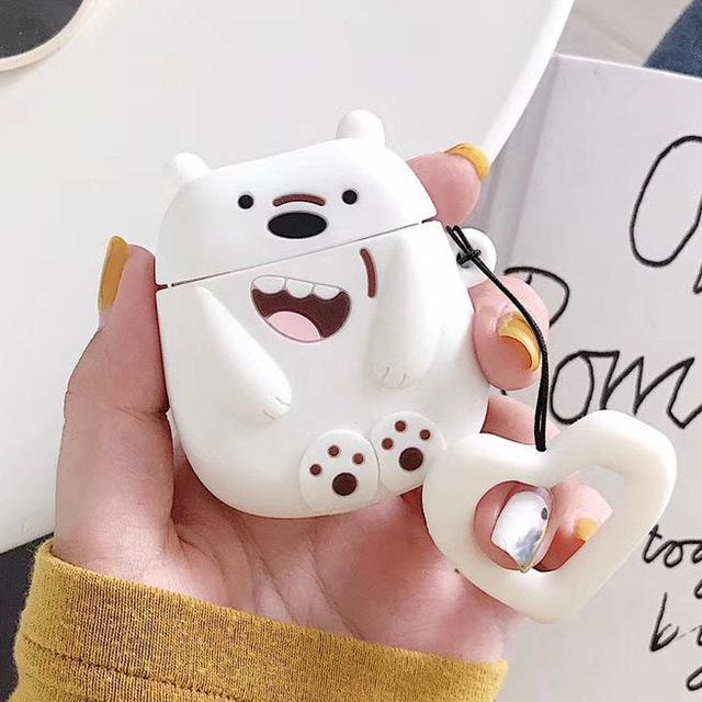 We Bare Bears Polar Ice Bear Premium AirPods Case Shock Proof Cover