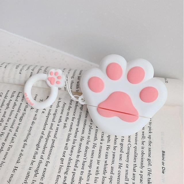 White Paw AirPods Case Shock Proof Cover