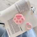 White Paw AirPods Case Shock Proof Cover