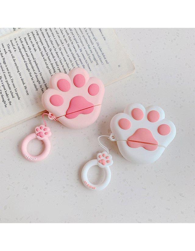 White Paw AirPods Case Shock Proof Cover