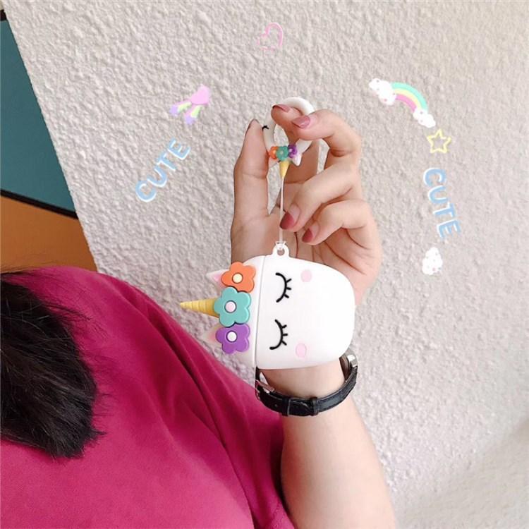 White Unicorn Premium AirPods Case Shock Proof Cover