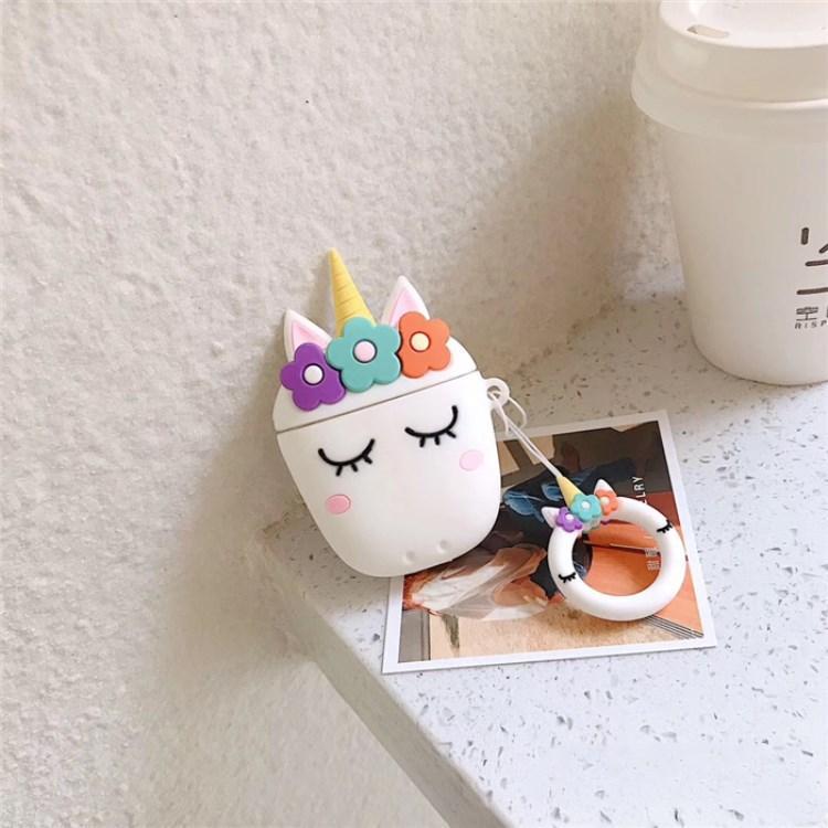 White Unicorn Premium AirPods Case Shock Proof Cover