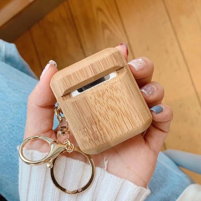 Wood Premium AirPods Case Shock Proof Cover