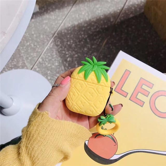 Yellow Pineapple Premium AirPods Case Shock Proof Cover